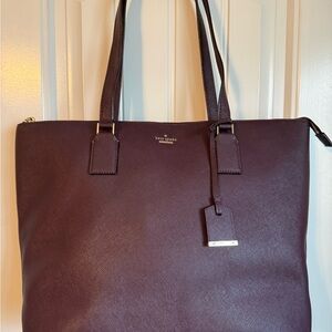 Kate Spade Deep Purple Tote Bag